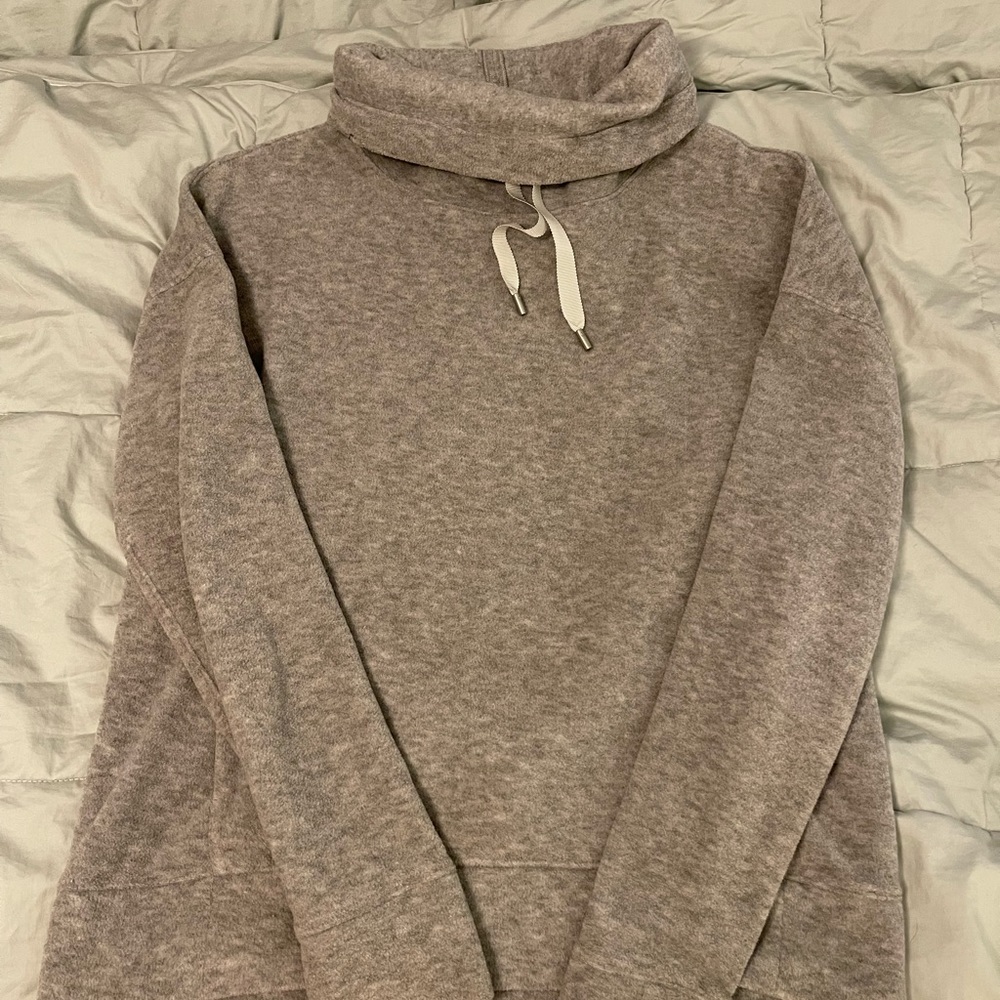 LULULEMON FUNNEL NECK FLEECE PULLOVER SIZE 8
